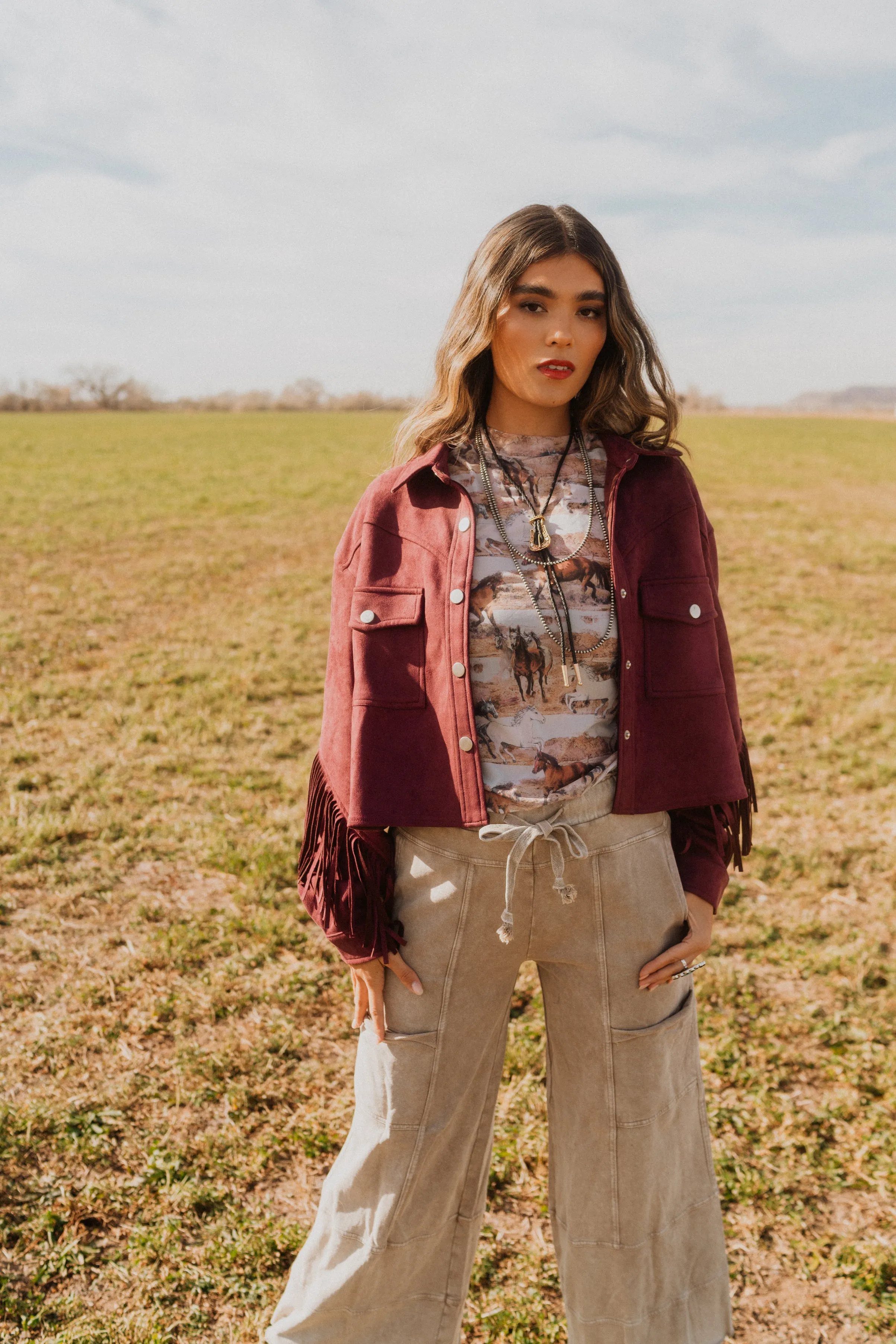 Cassie Fringe Jacket