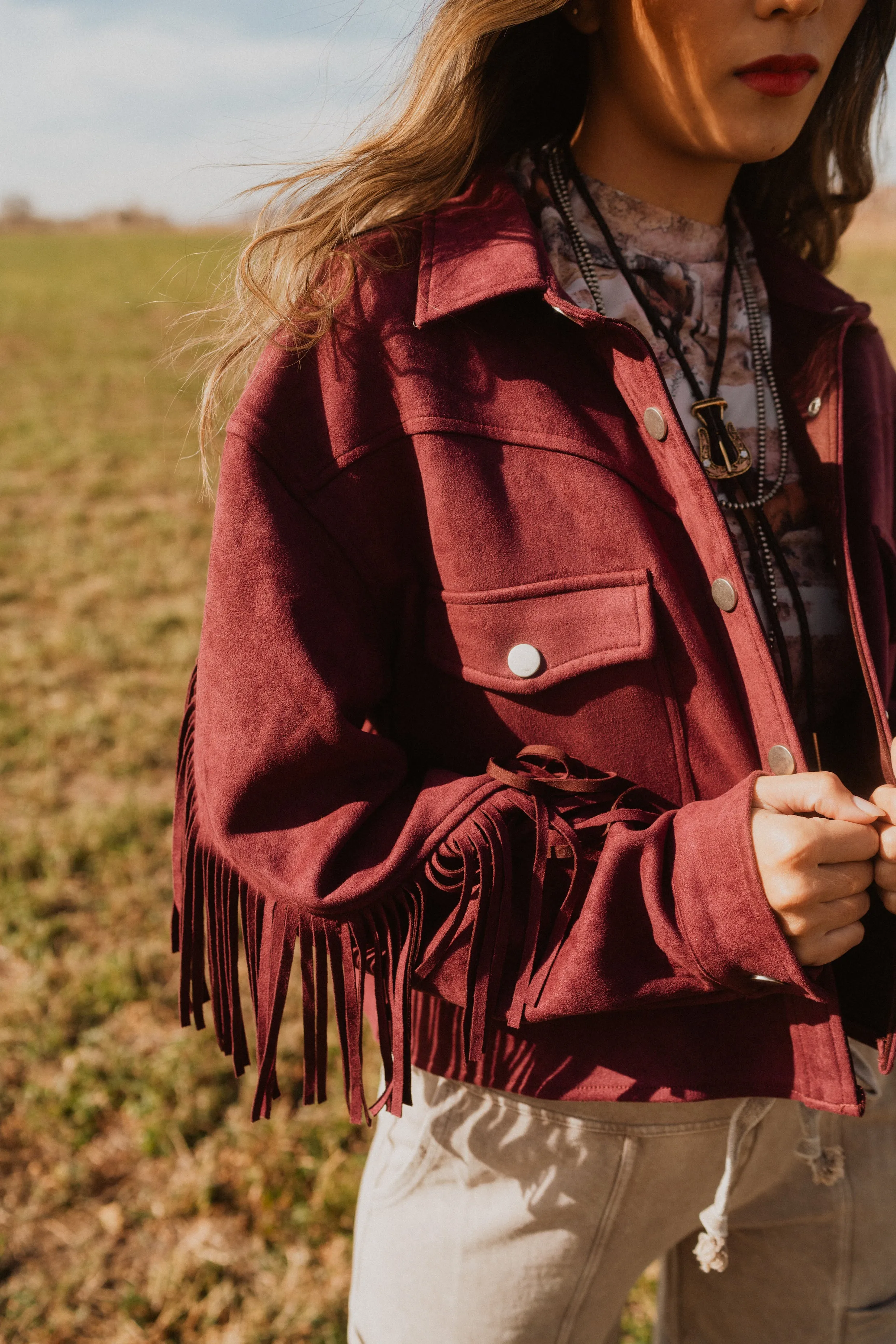 Cassie Fringe Jacket
