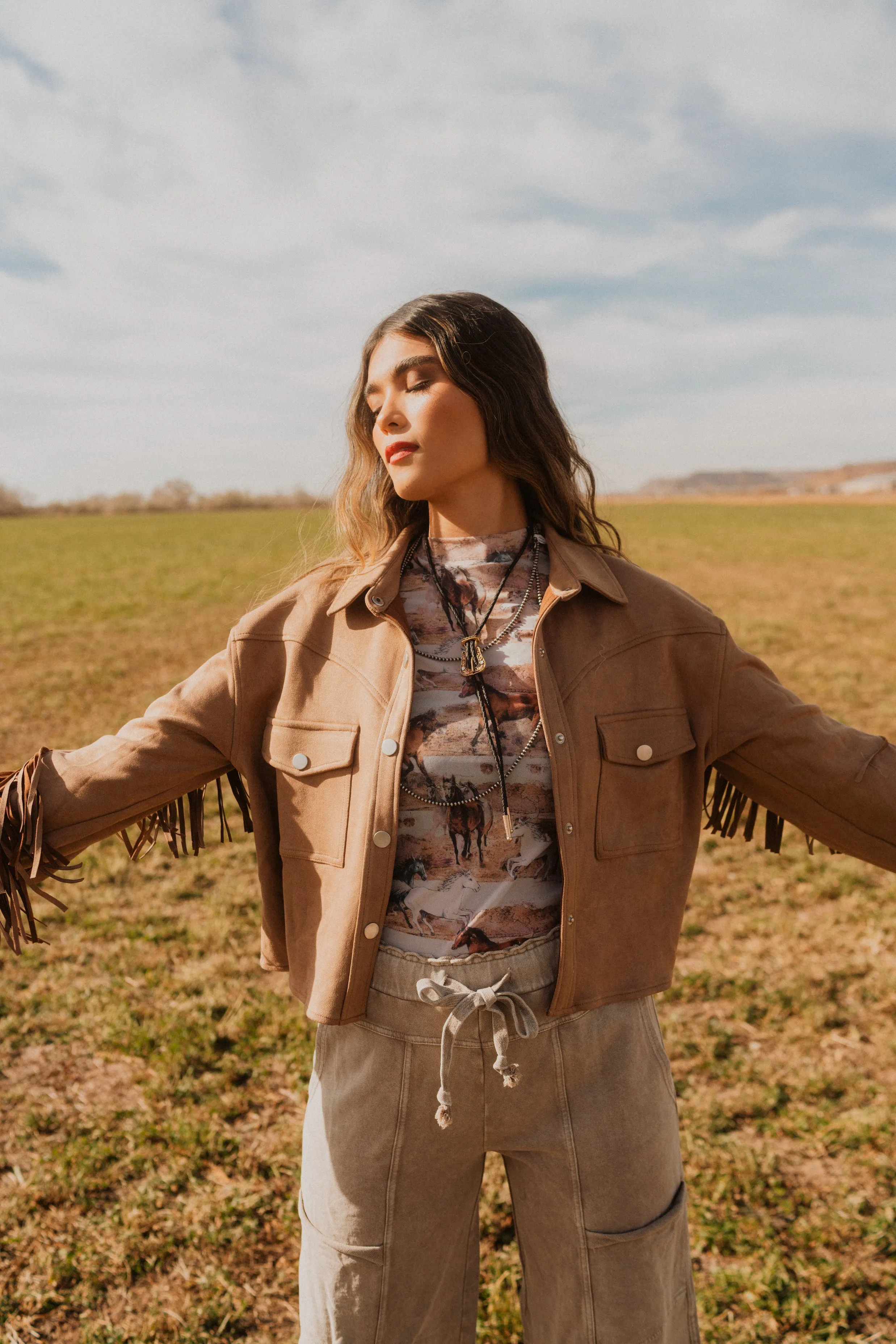 Cassie Fringe Jacket
