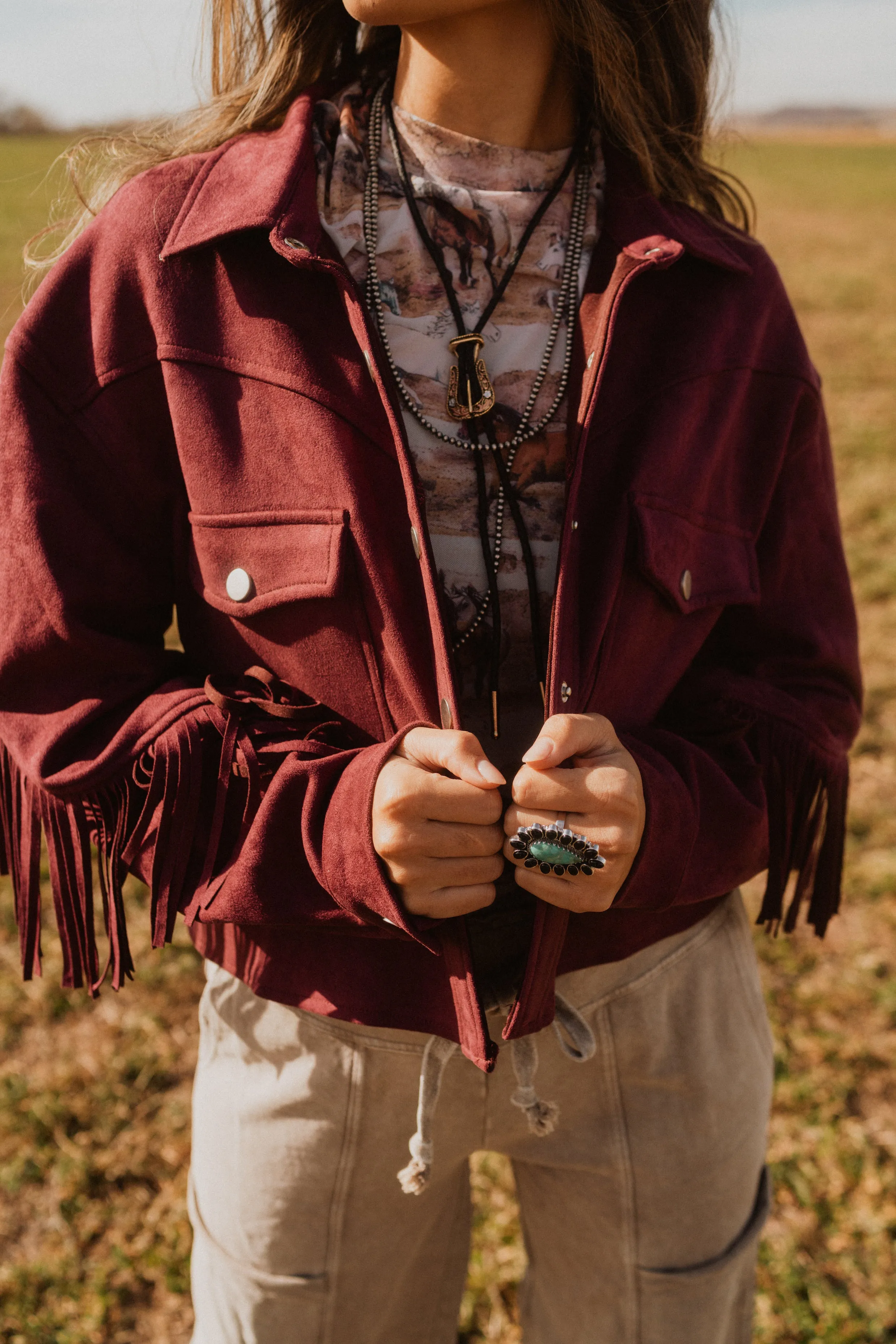 Cassie Fringe Jacket