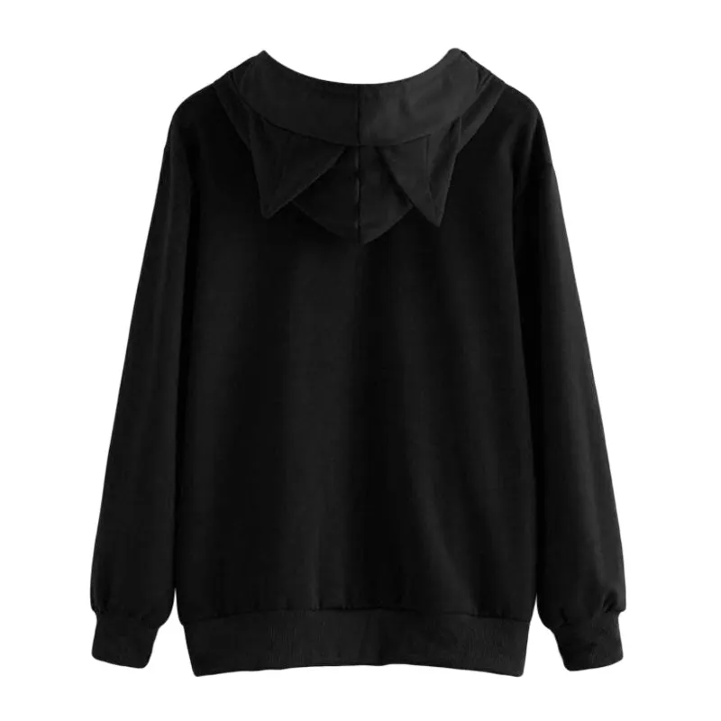 Cat Ears Long Sleeve Hoodie