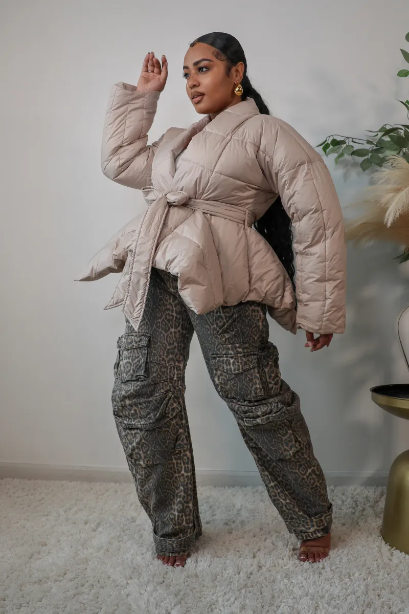 Celestial Wrap Puffer Coat