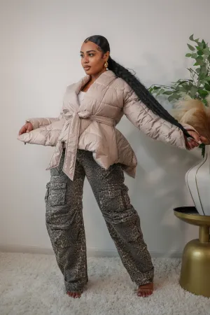 Celestial Wrap Puffer Coat