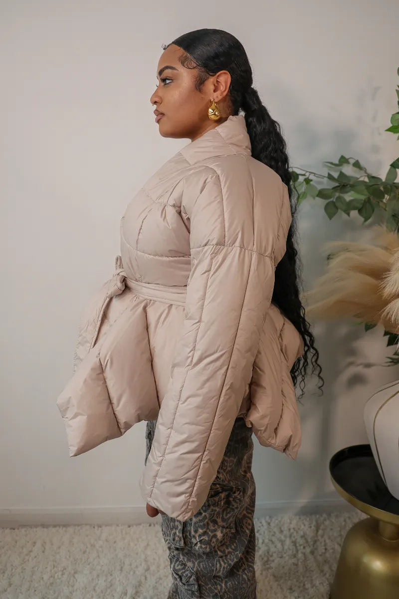 Celestial Wrap Puffer Coat