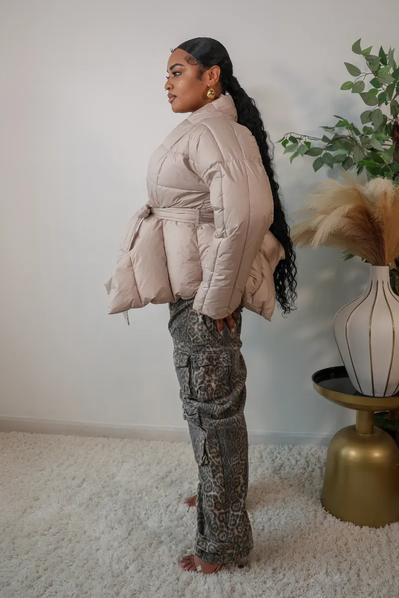 Celestial Wrap Puffer Coat