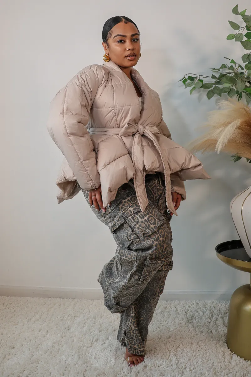 Celestial Wrap Puffer Coat