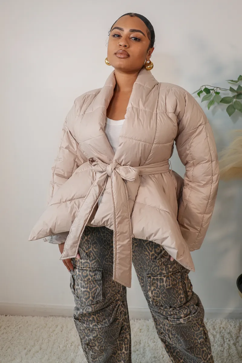 Celestial Wrap Puffer Coat