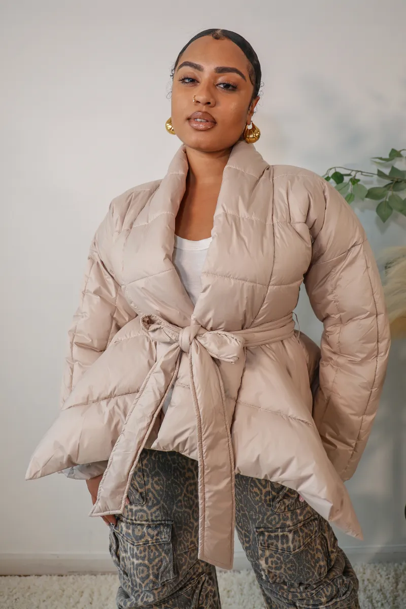 Celestial Wrap Puffer Coat
