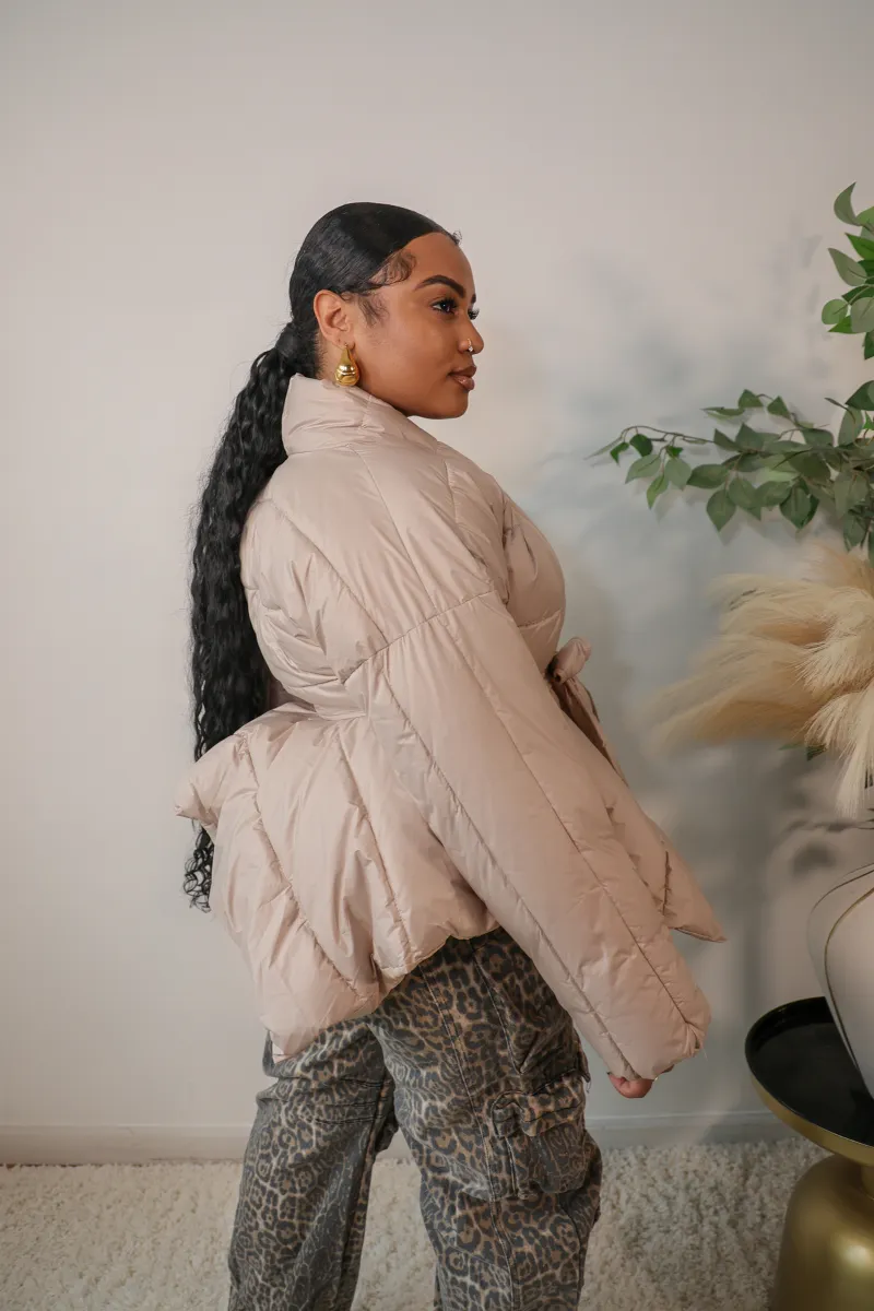 Celestial Wrap Puffer Coat