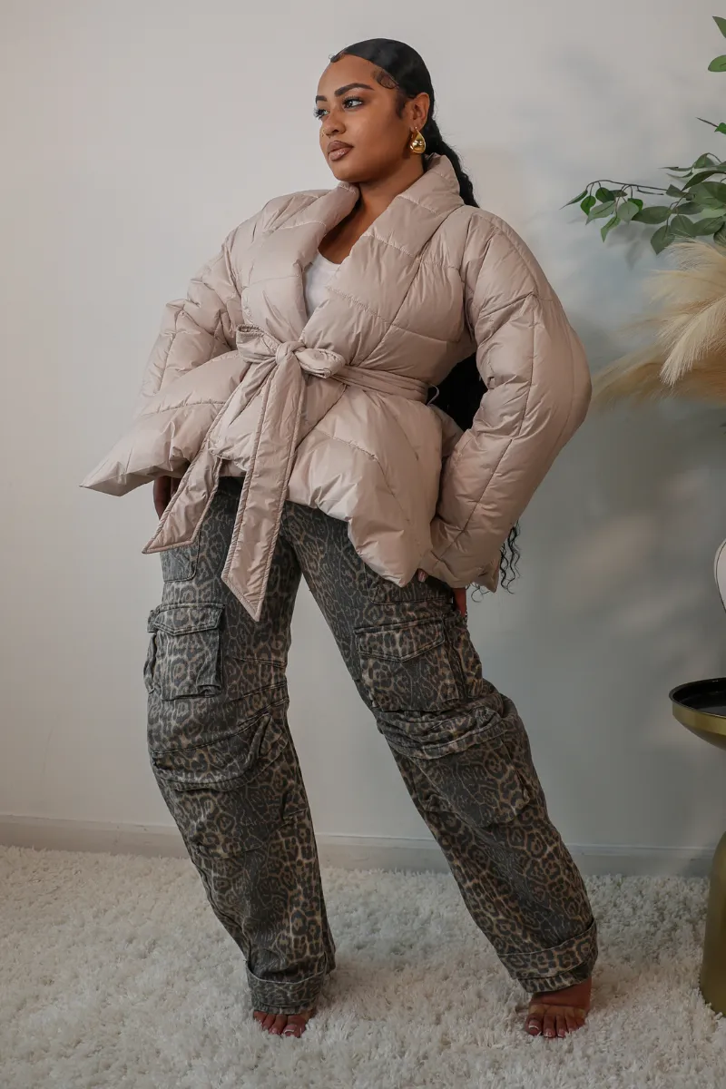 Celestial Wrap Puffer Coat