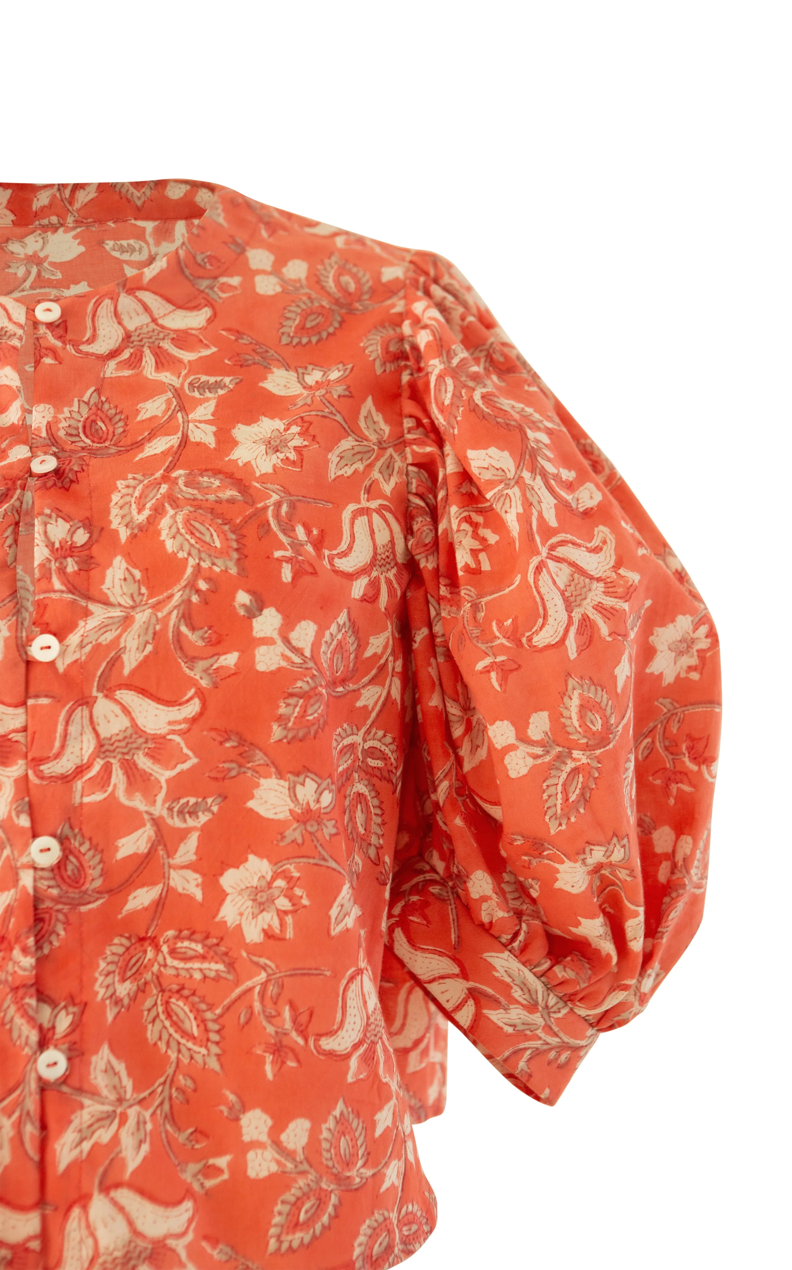 Cerise Flower Top
