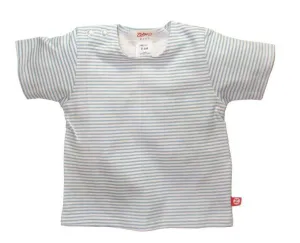 Chambray Candy Stripe Short Sleeve Baby Tee 6-12 mo