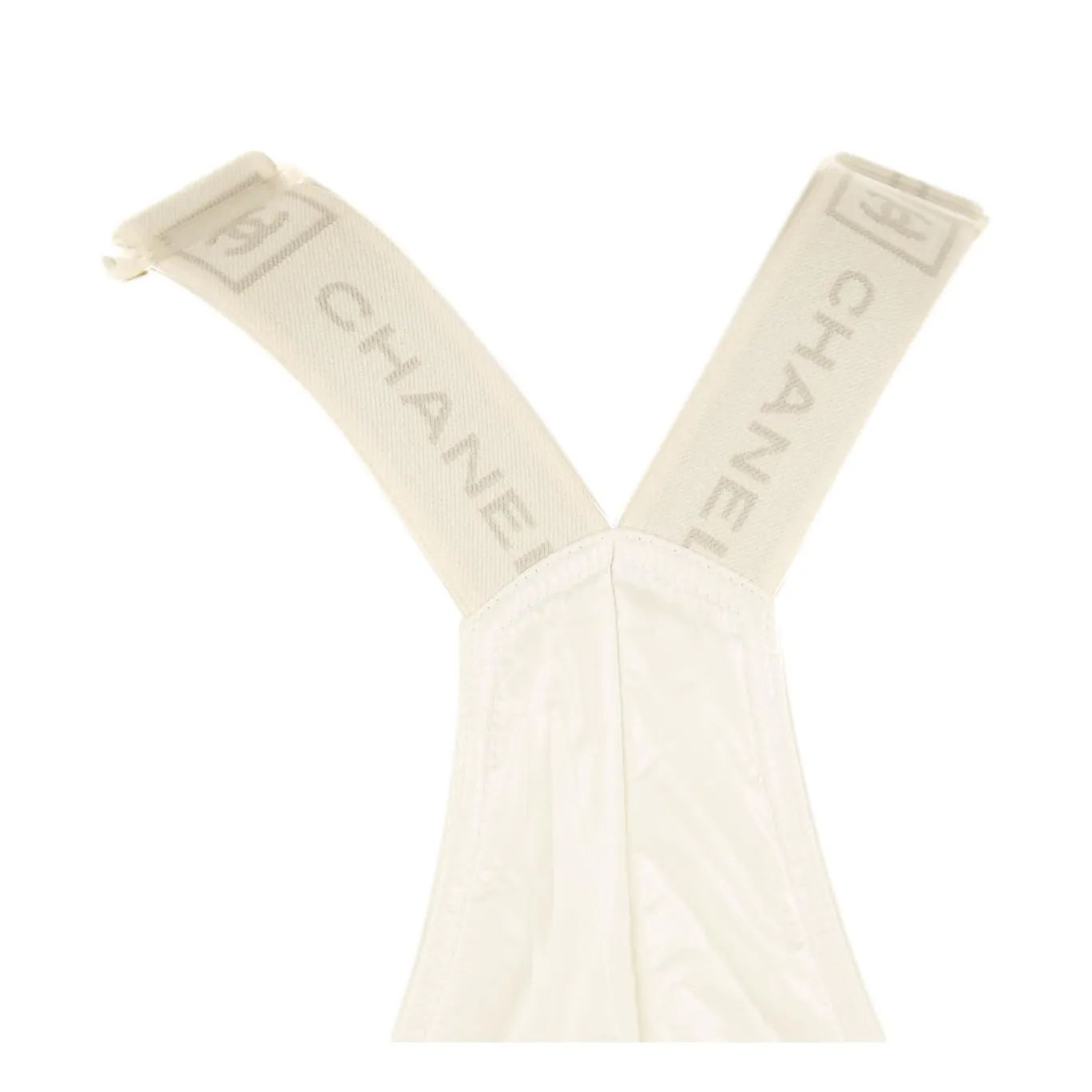 Chanel White Logo Ski Overalls
