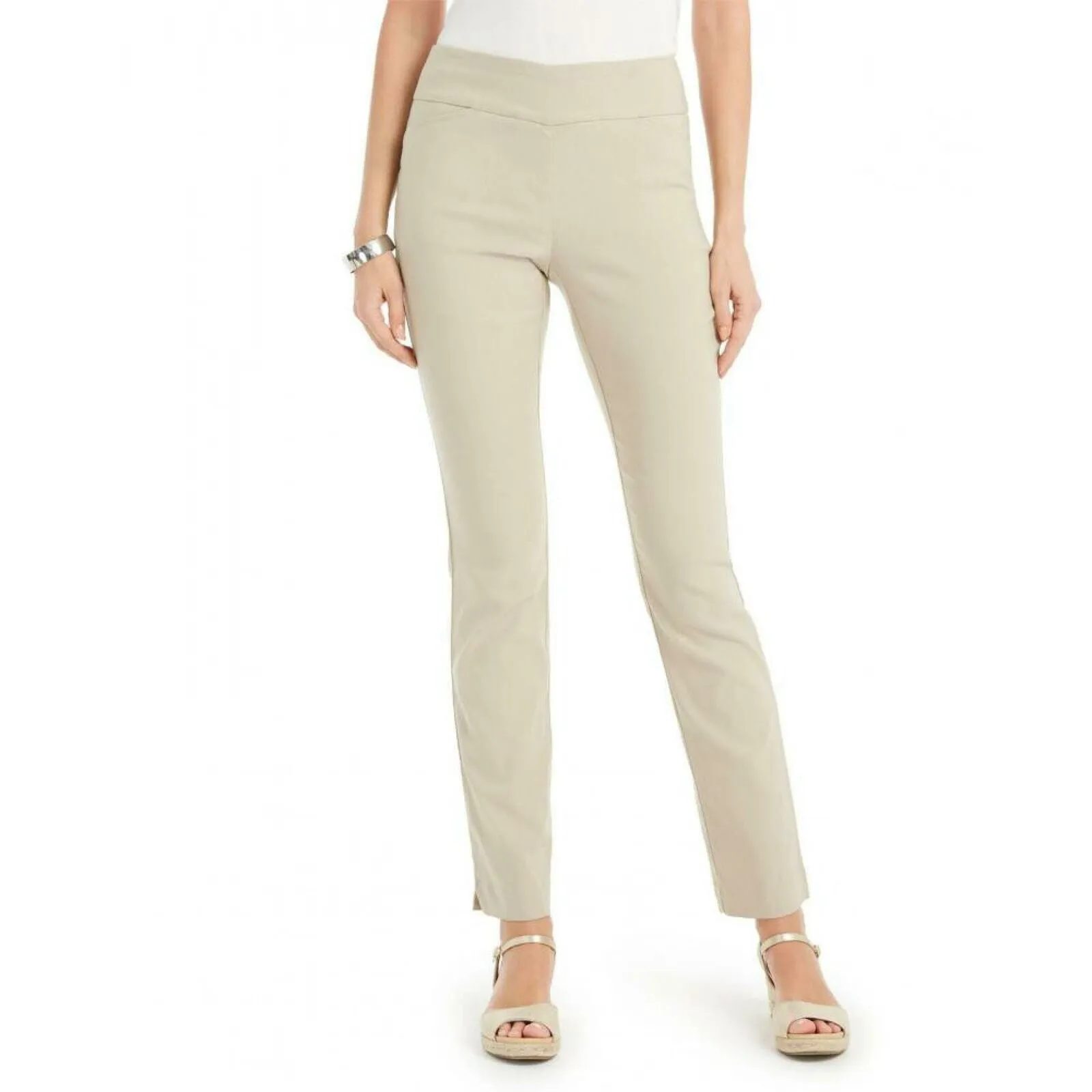 Charter Club Women's Cambridge Tummy Control Straight Leg Pants