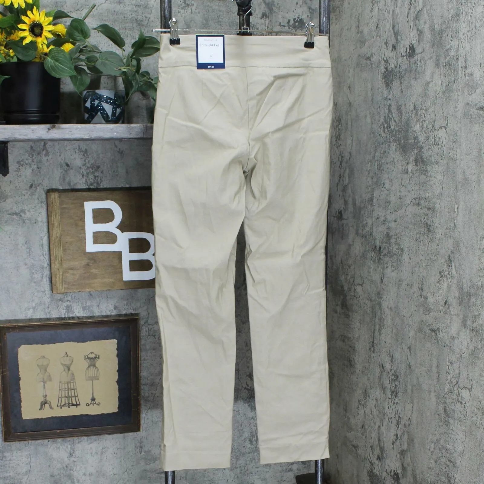 Charter Club Women's Cambridge Tummy Control Straight Leg Pants