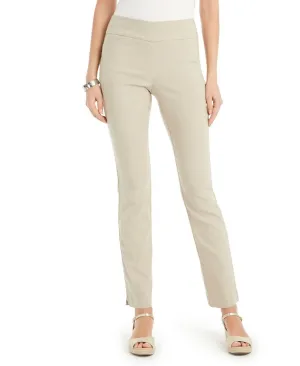 Charter Club Women's Cambridge Tummy Control Straight Leg Pants