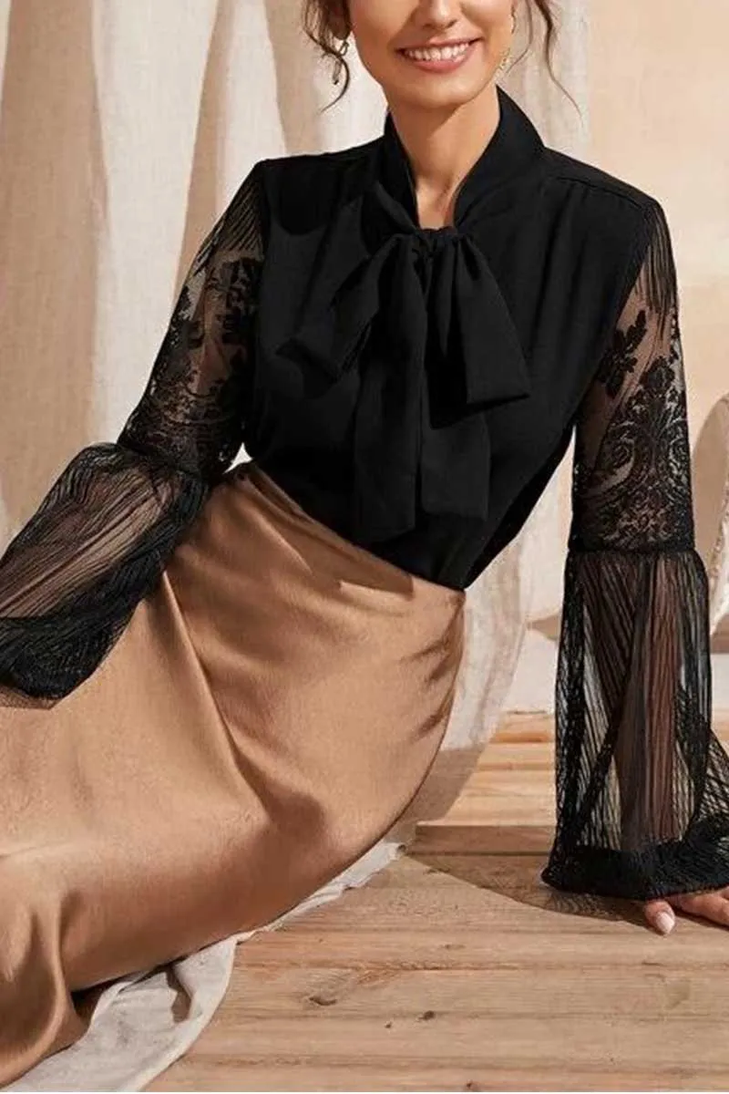 Chicindress Bow Lace Top