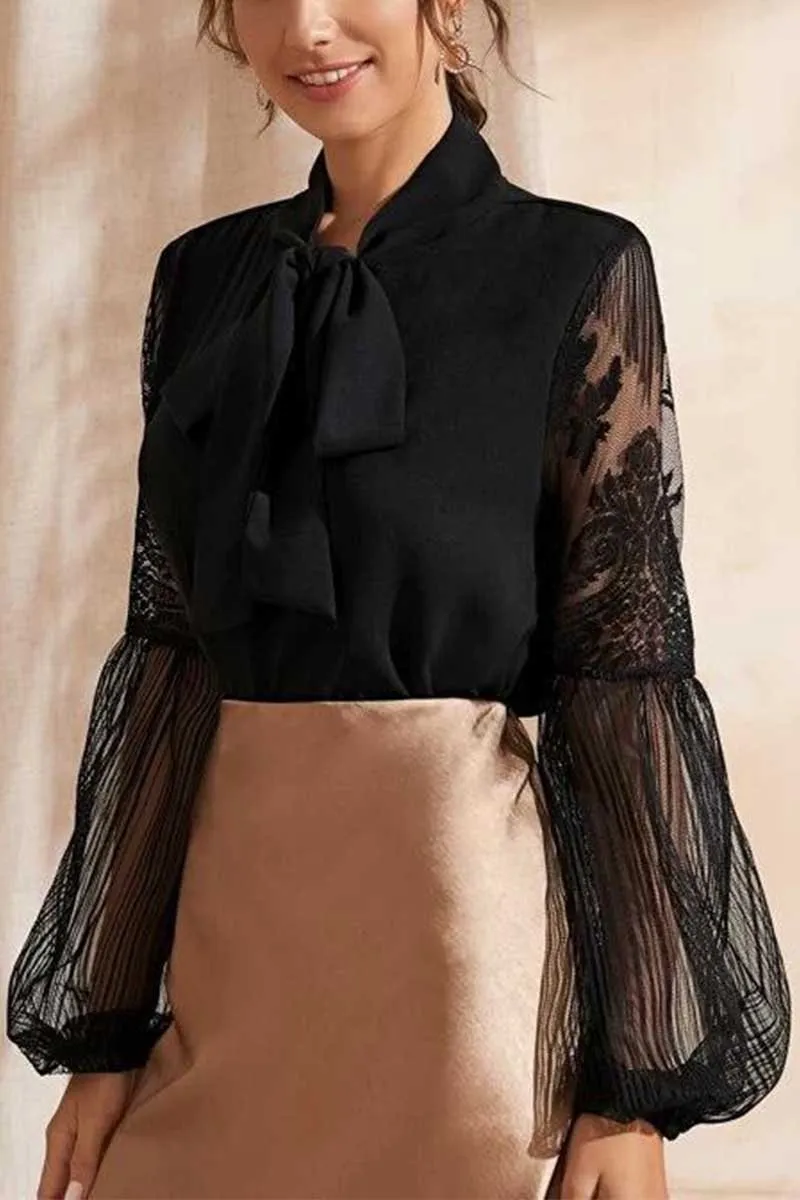 Chicindress Bow Lace Top