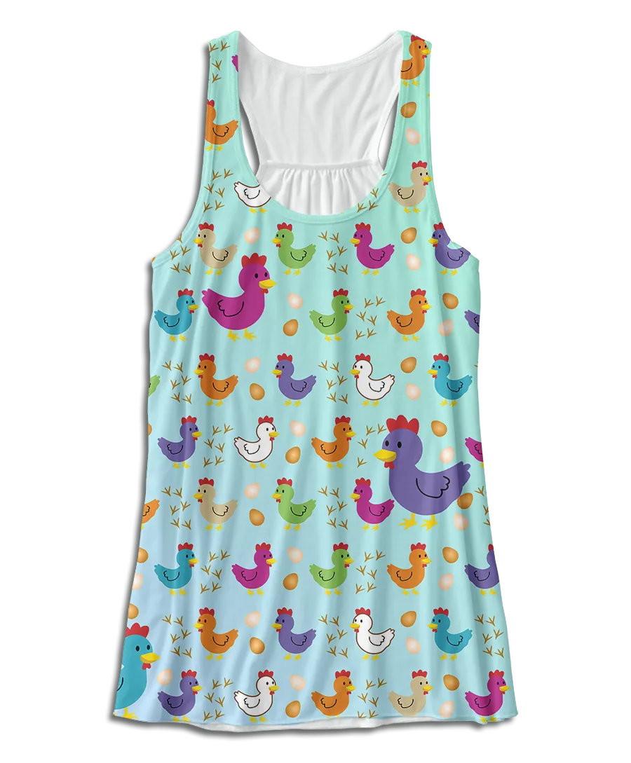 Chicken Racerback Tank Top