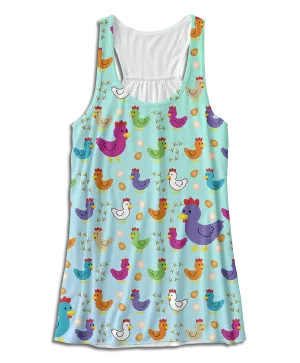 Chicken Racerback Tank Top