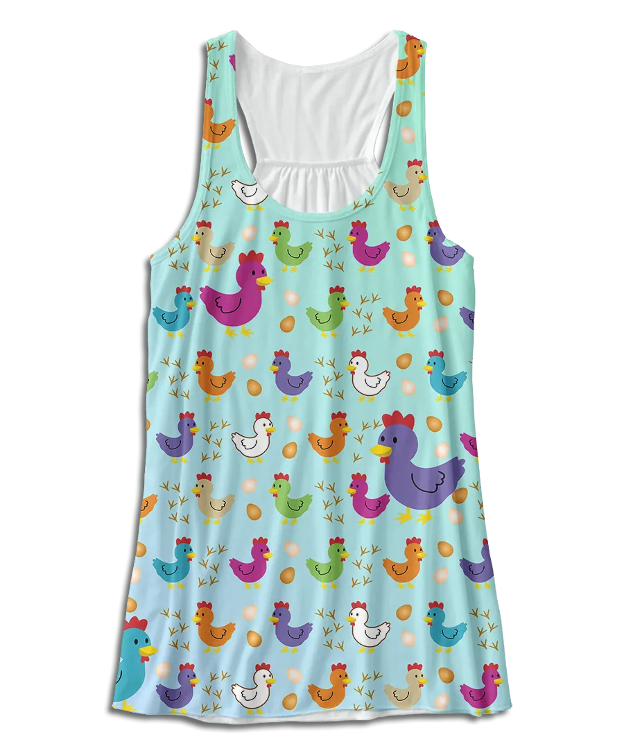 Chicken Racerback Tank Top