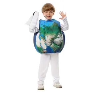 Childrenswear Kids Children Globe&Aircraft Gloves Cosplay Costume Outfits Halloween Carnival Suit