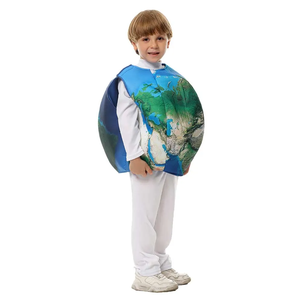 Childrenswear Kids Children Globe&Aircraft Gloves Cosplay Costume Outfits Halloween Carnival Suit