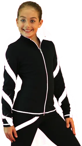 ChloeNoel Crystal Spiral Jacket - White