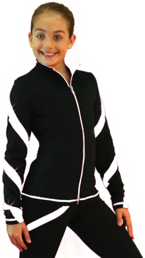 ChloeNoel Crystal Spiral Jacket - White