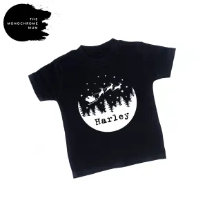 Christmas - Sleigh name top