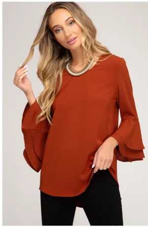 Clara Bell Sleeve Blouse