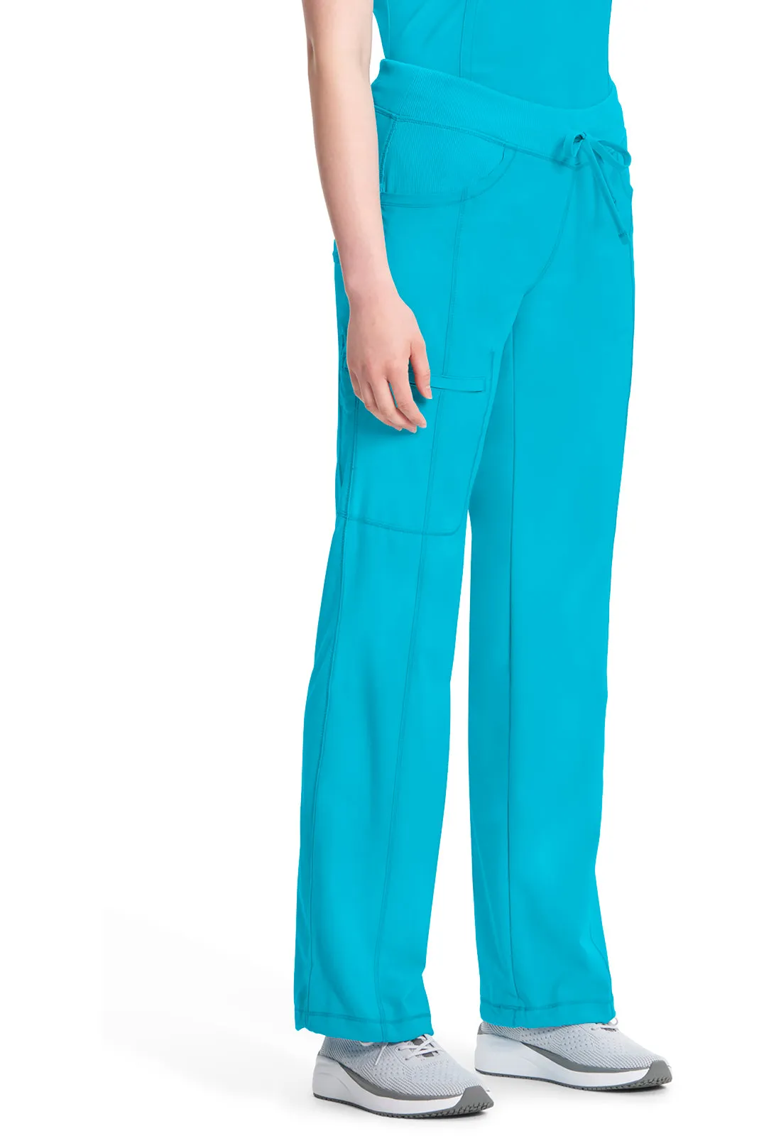 Classics 1123A Straight Leg Drawstring Pants Turquoise