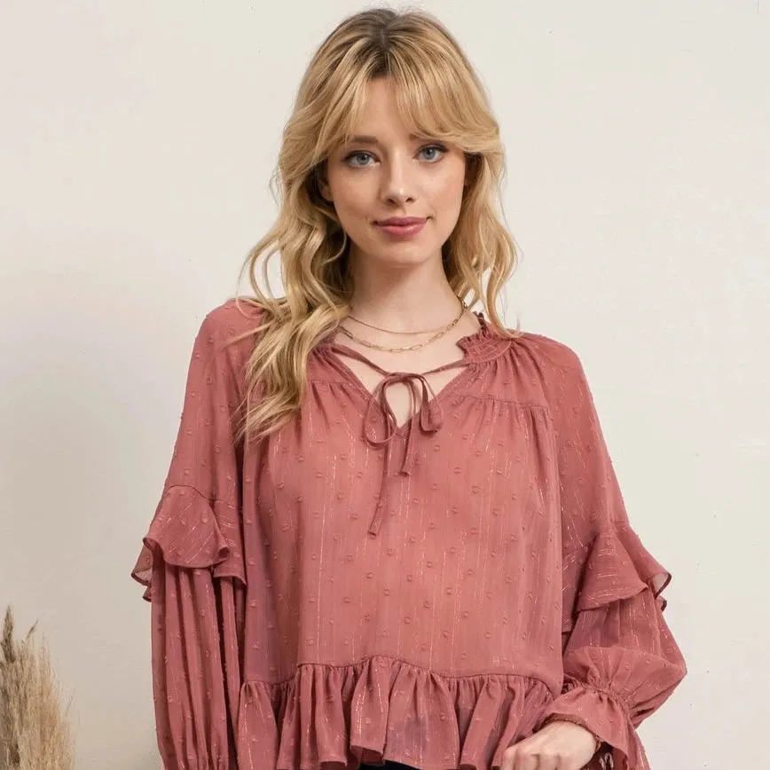 Clip Dot Blouse