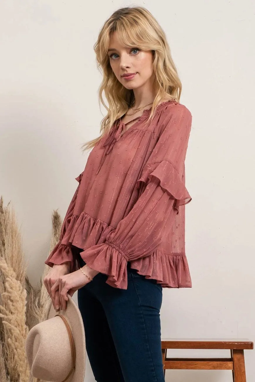 Clip Dot Blouse