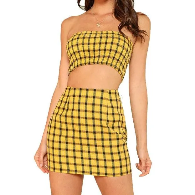 Clueless Plaid Set