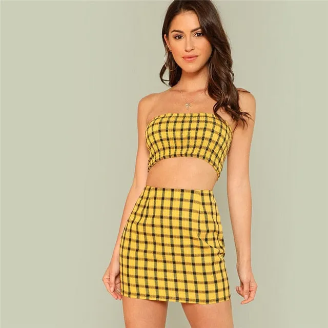 Clueless Plaid Set