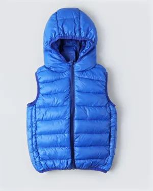Cobalt Blue Puffer Jacket
