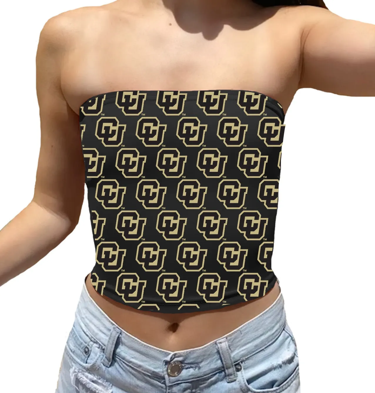 Colorado Boulder Black All Over Tube Top