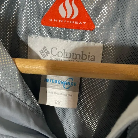 Columbia Whirlibird V Interchange 3-in-1 Winter Jacket Women's Plus Size 2X
