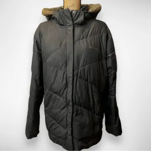 COLUMBIA Women’s Plus Size  Black Parka With Faux Fur Trim 2X |‎ EUC