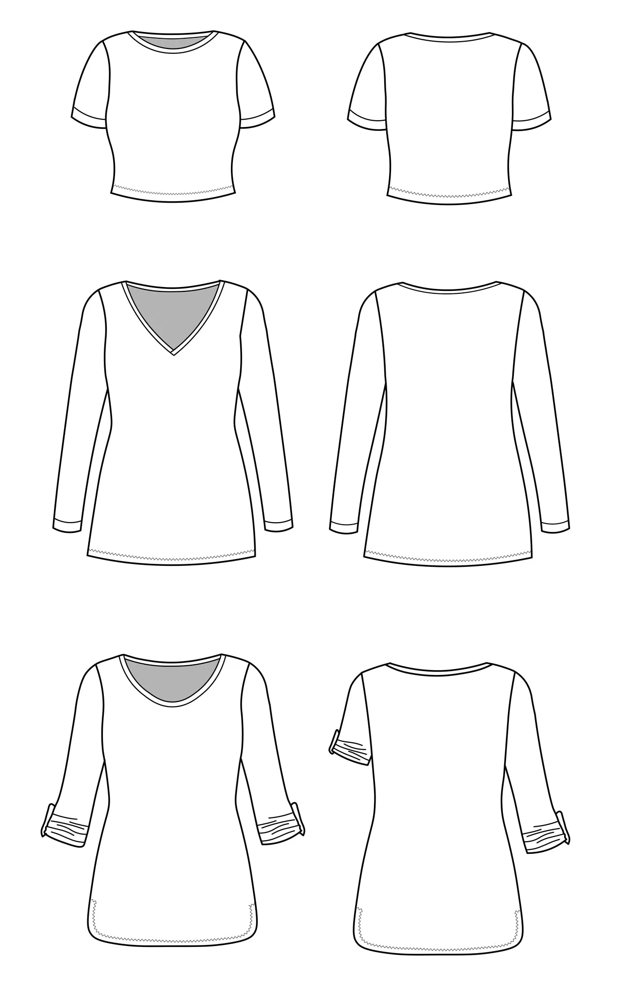 Concord T-Shirt 0-16 PDF pattern