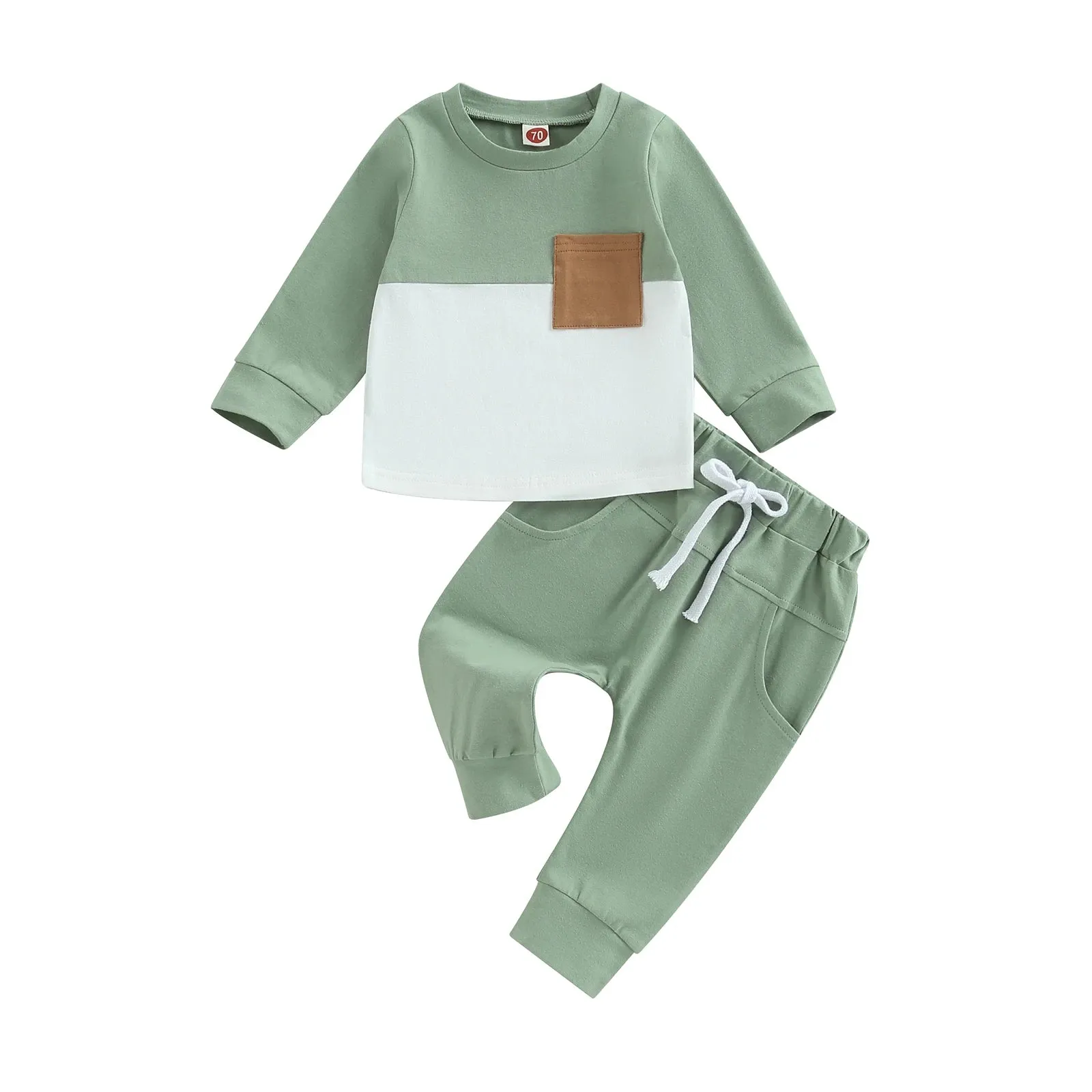 Contrast Colour Long Sleeve Tracksuits