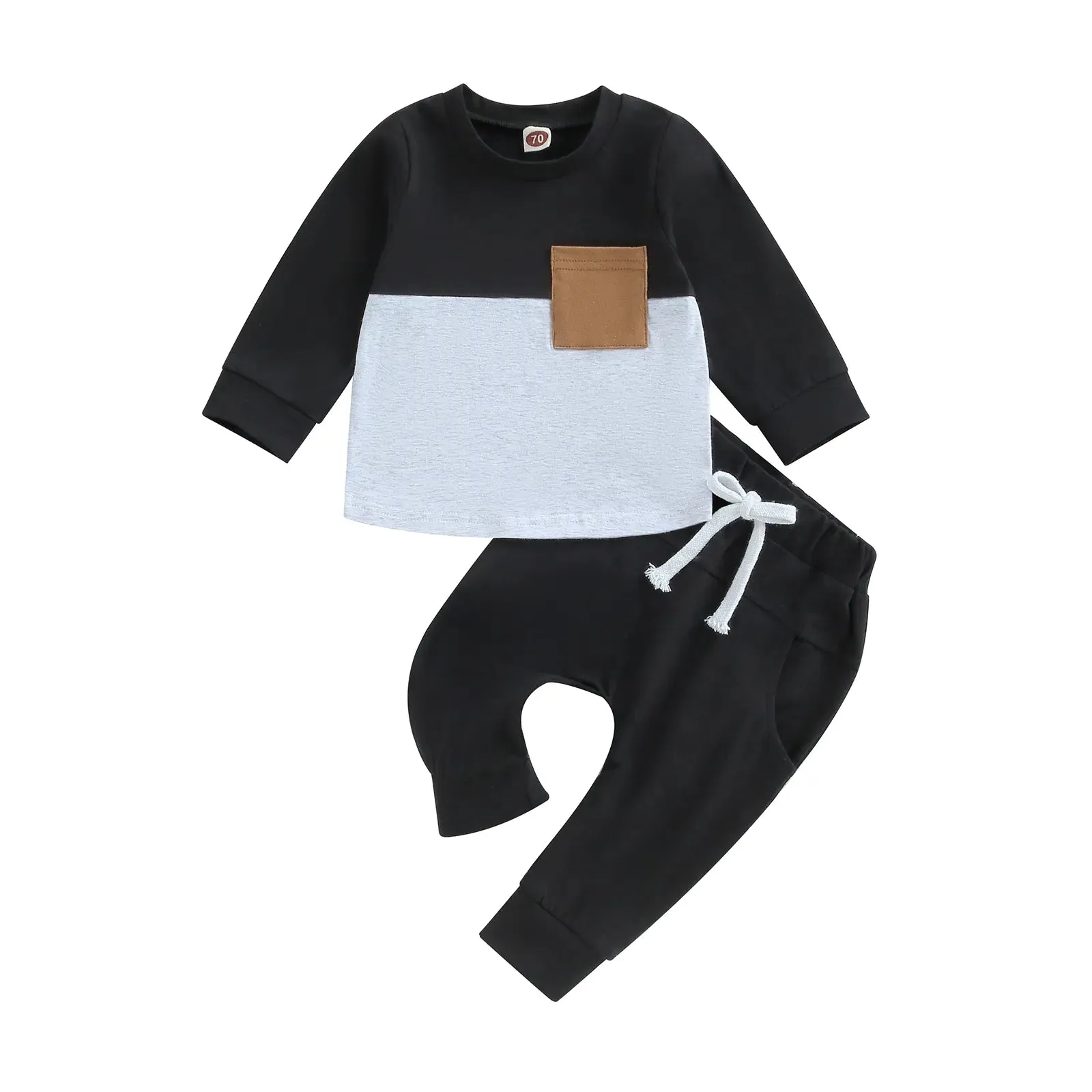 Contrast Colour Long Sleeve Tracksuits