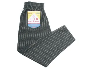 COOK MAN Chef Pants Wool mix Stripe (Gray)