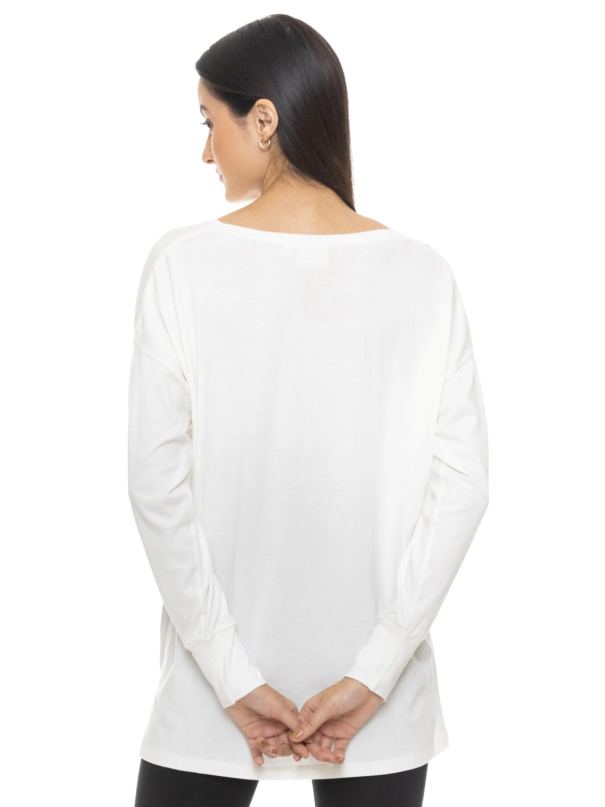 Cool Everybody Long Sleeve Tee (Off White)