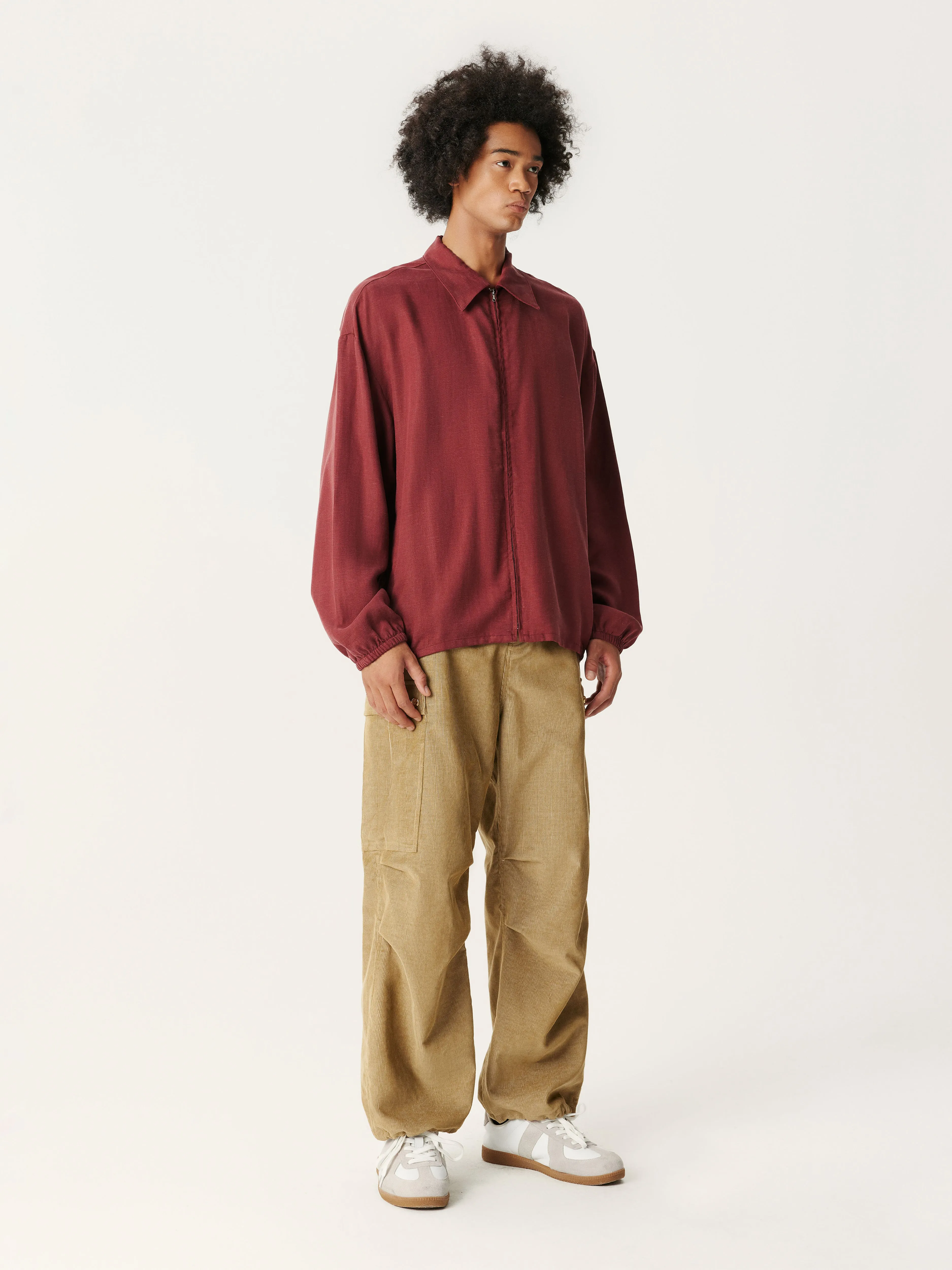 Copper Corduroy Cargo Pants