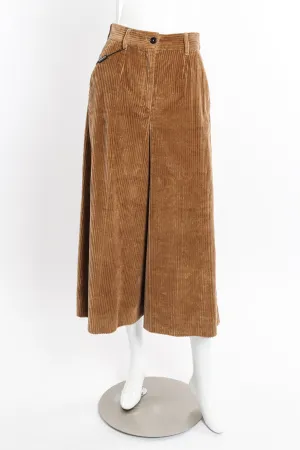 Corduroy Culotte Trouser