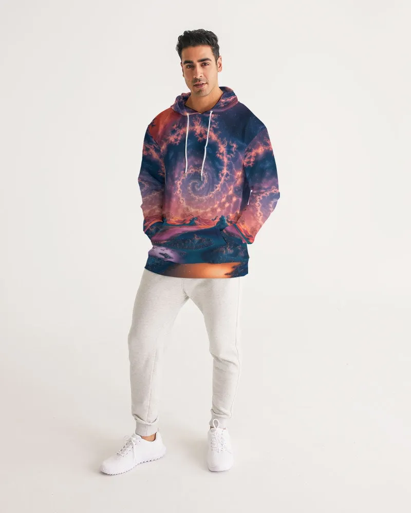 Cosmic Fractal Men's All-Over Print Hoodie