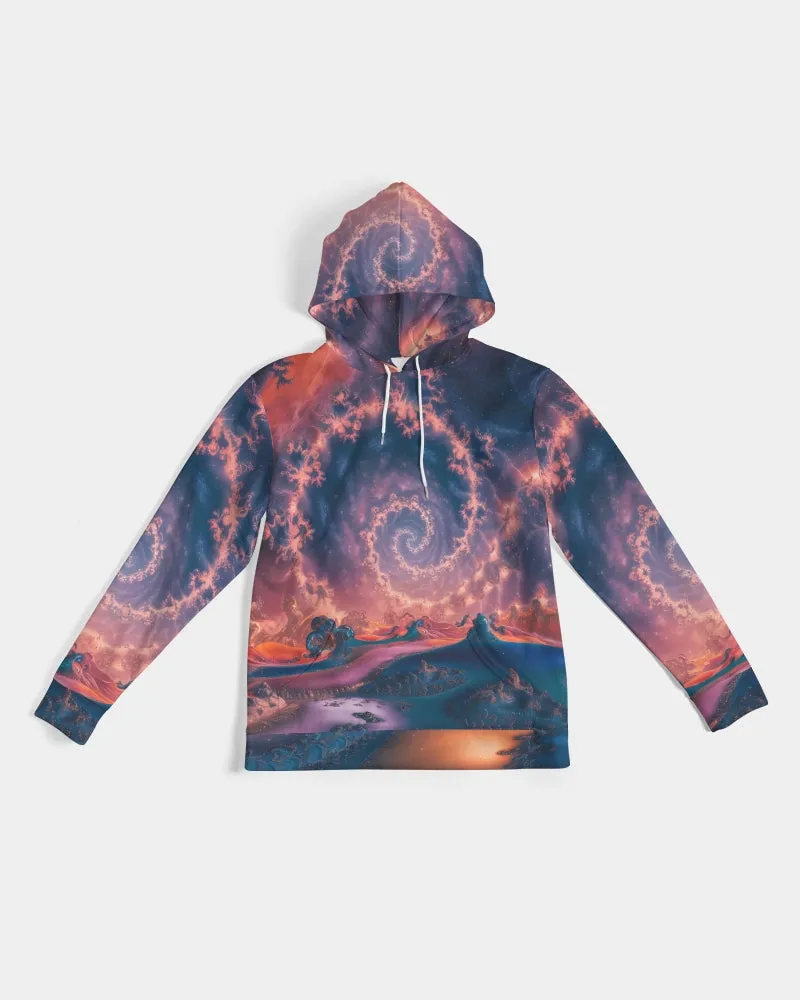 Cosmic Fractal Men's All-Over Print Hoodie
