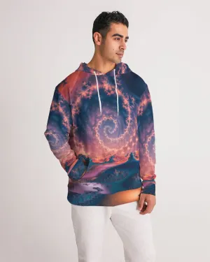 Cosmic Fractal Men's All-Over Print Hoodie